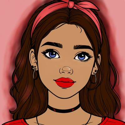 realistic teenage girl