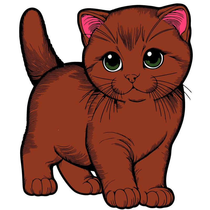 realistic cat