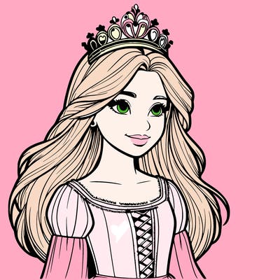 a realistic medieval princess with a tiara