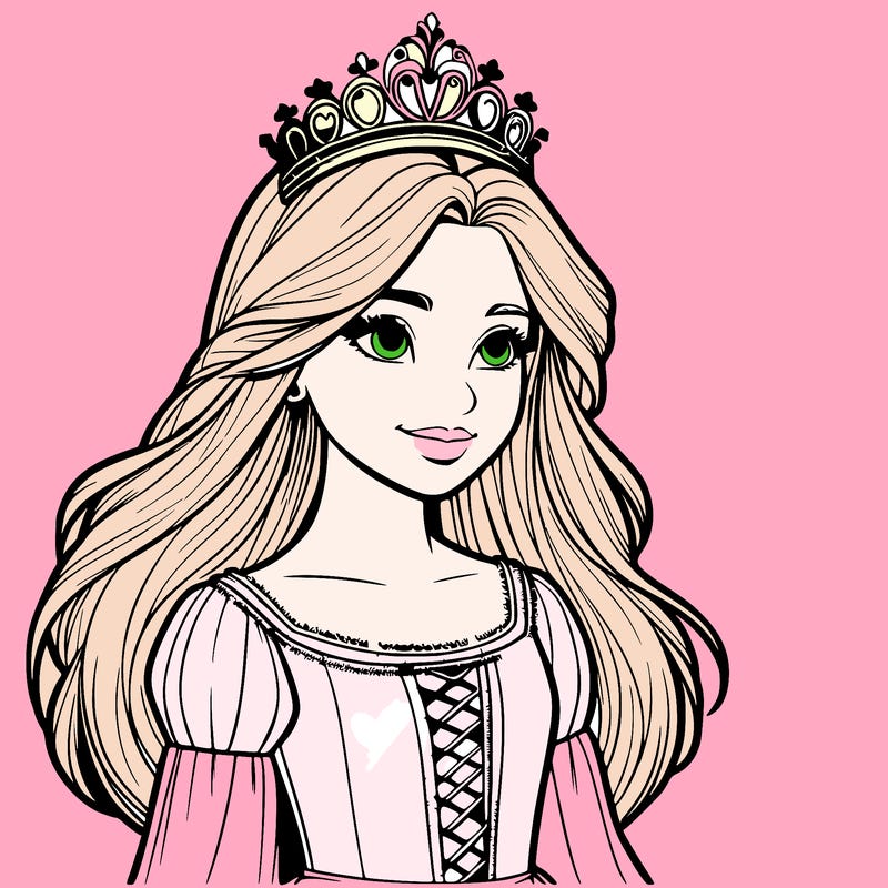 a realistic medieval princess with a tiara