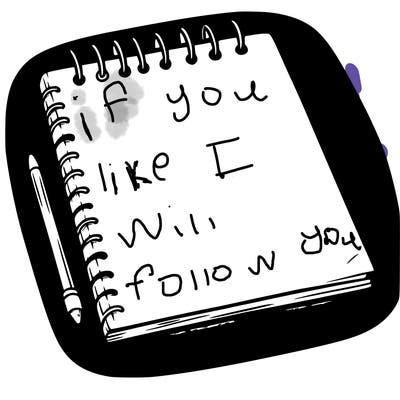 a blank sketch pad