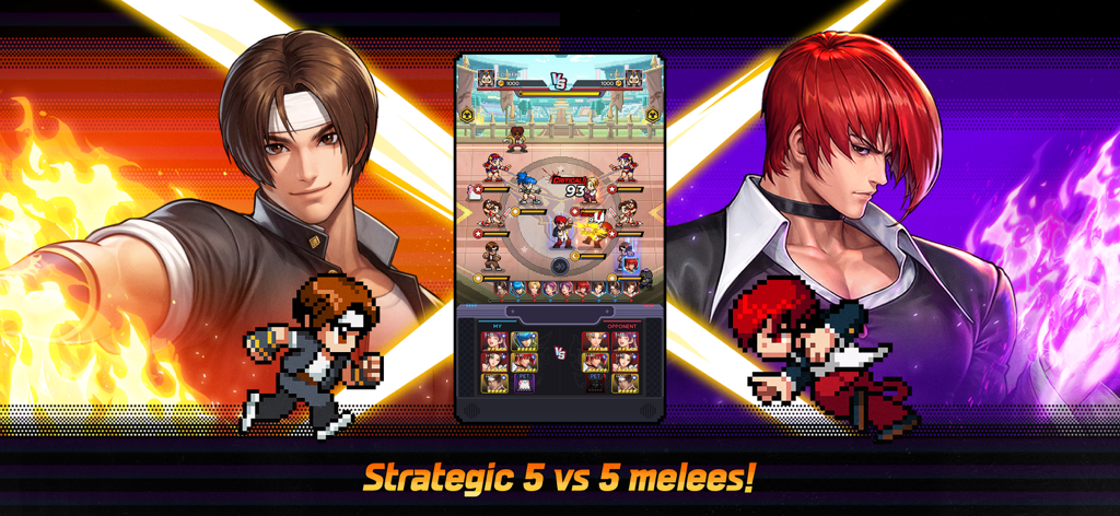 THE KING OF FIGHTERS AFK - Batallas estratégicas de equipo de 5 contra 5 en THE KING OF FIGHTERS AFK