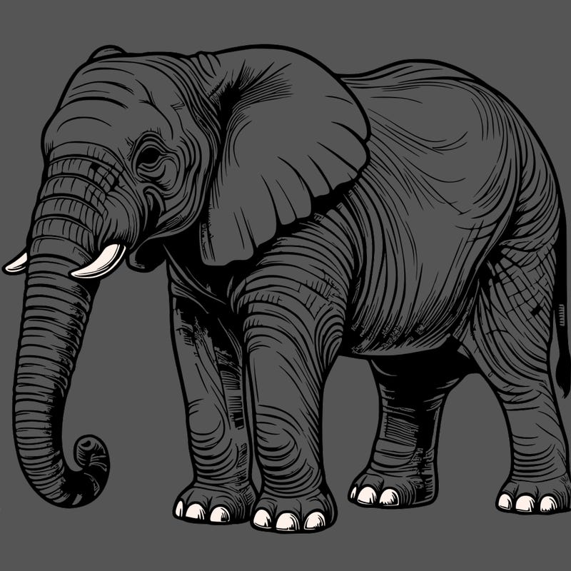 realistic elephant
