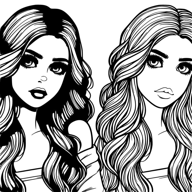 beautiful realistic detail girl