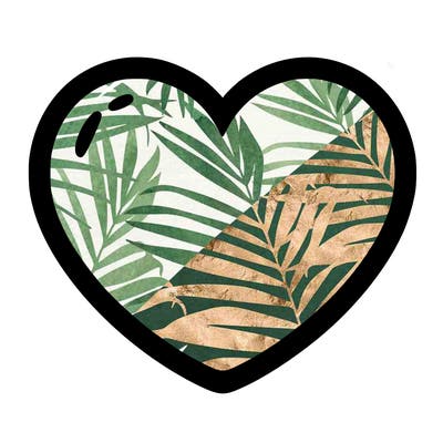 a blank heart