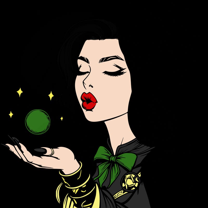 realistic elf casting a spell with lips