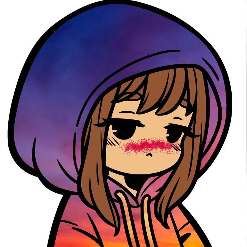 girl in hoodie