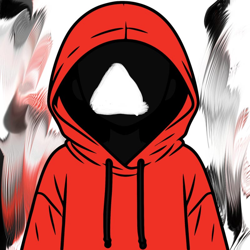 faceless girl in hoodie