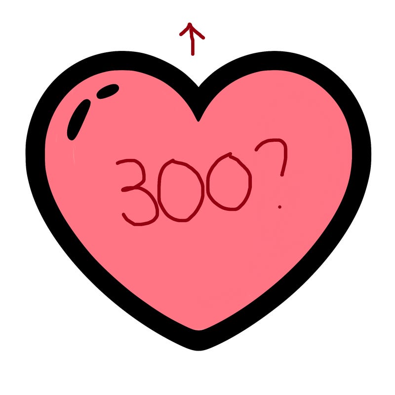 a blank heart