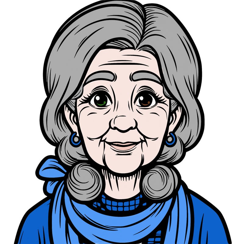 realistic old ladey