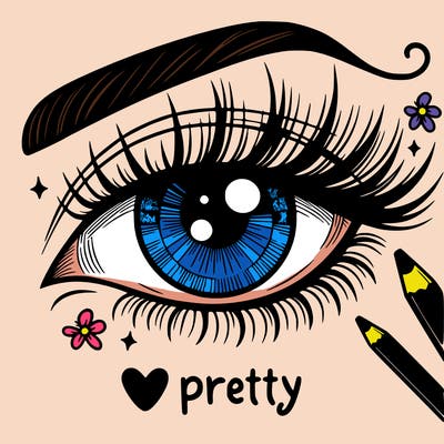 pretty eye