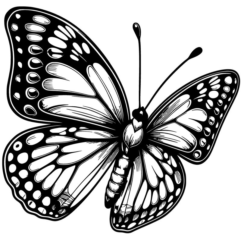 realistic butterfly