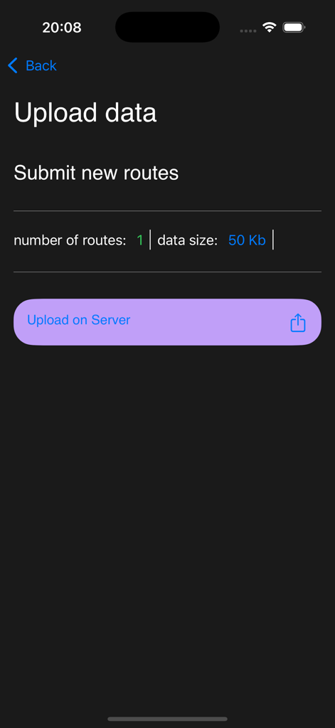 TransitWand - Interface for submitting and uploading new transit route data to a server