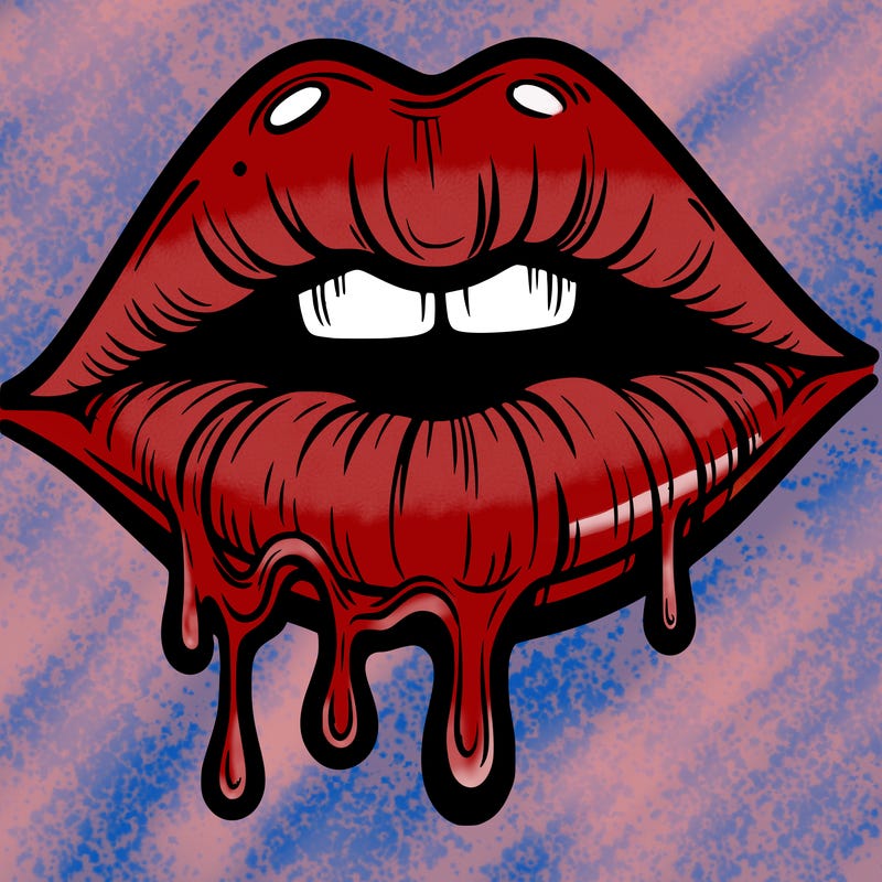 lips that look realistic and drip