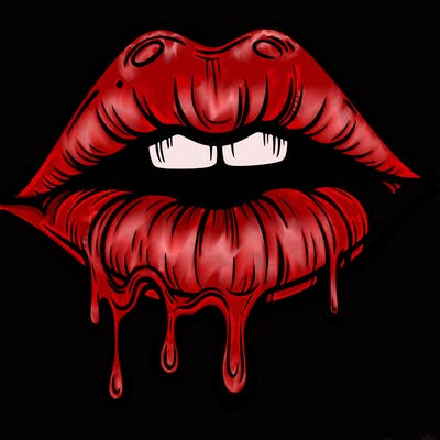 lips that look realistic and drip