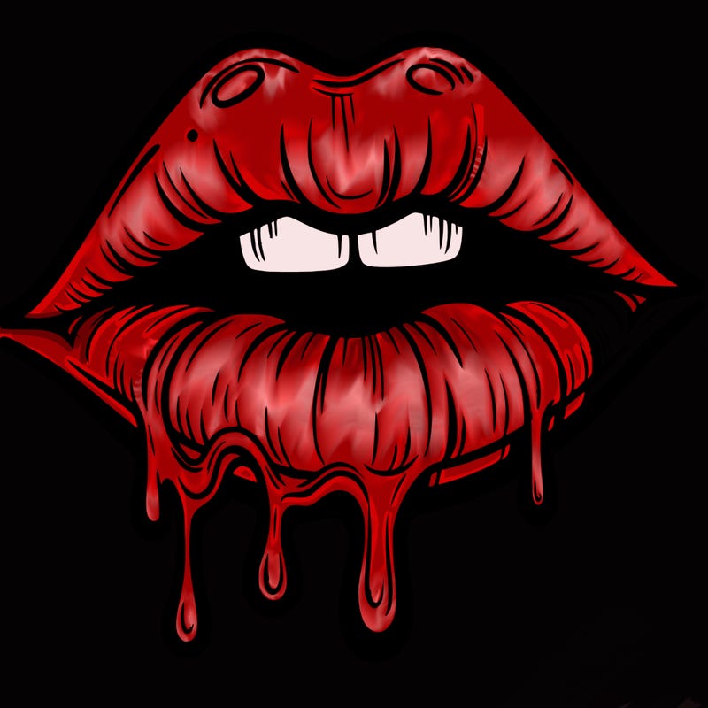 lips that look realistic and drip