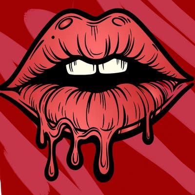 lips that look realistic and drip