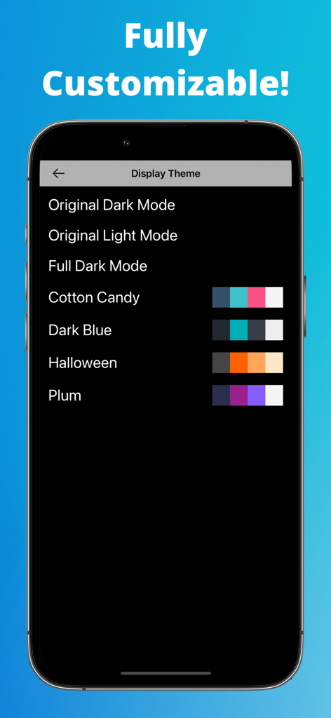 Sudoku Friends - Sudoku - Una pantalla de smartphone que muestra el menú de personalización de temas de Sudoku Friends con varias opciones de color como Algodón de Azúcar y Halloween.
