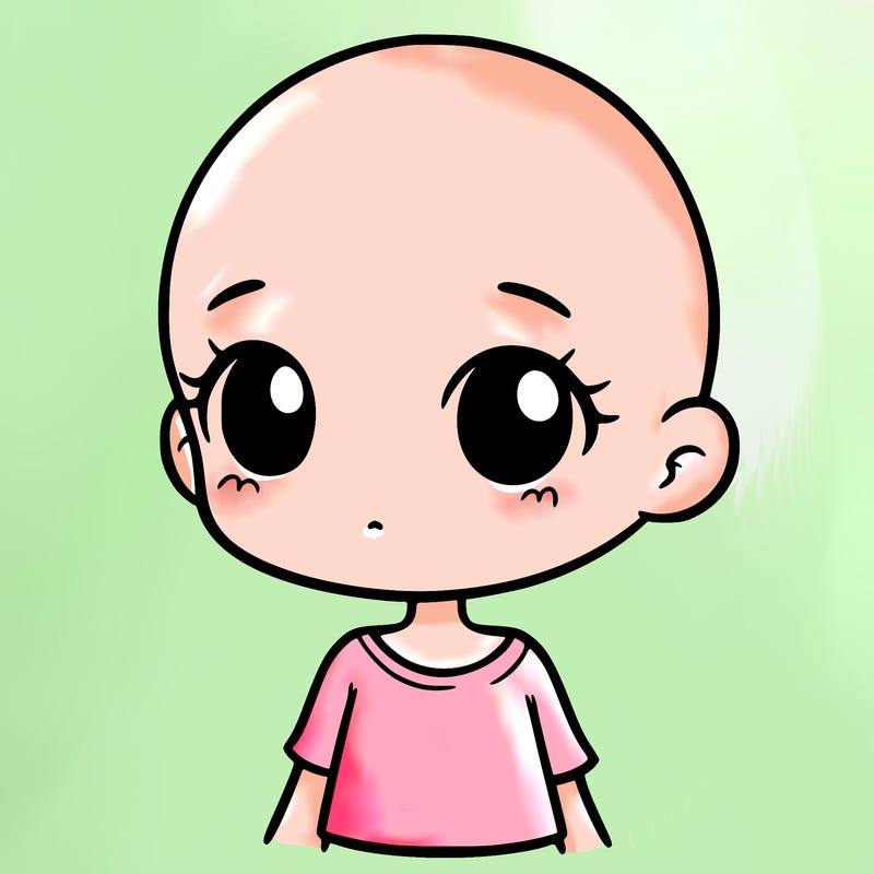 girl with no hair