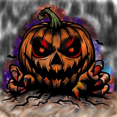 scary pumpkin