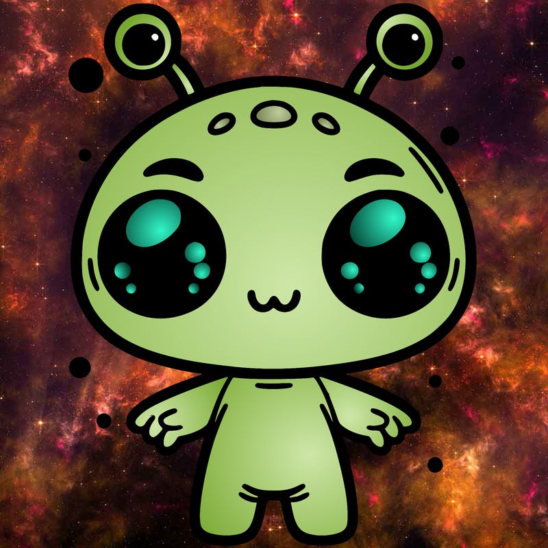 cute baby alien