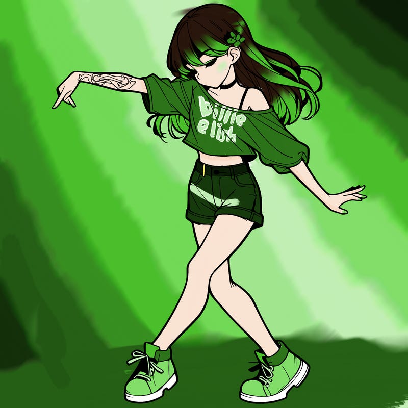 realistic girl danceing