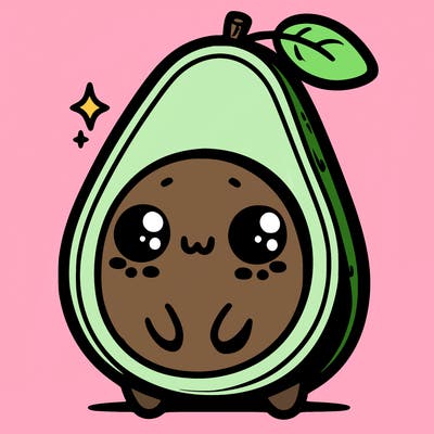 cute avocado
