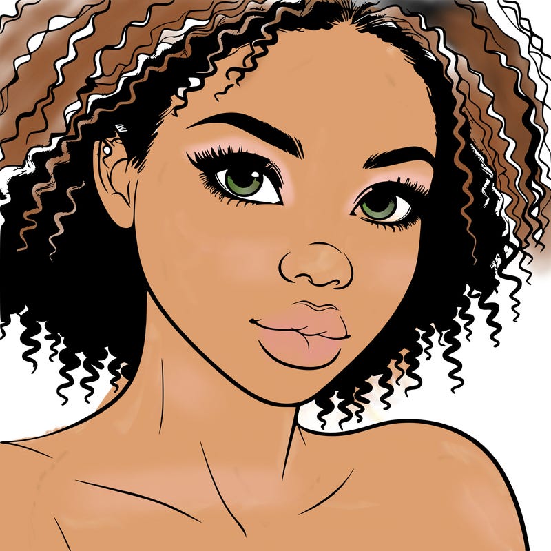 realistic black girl