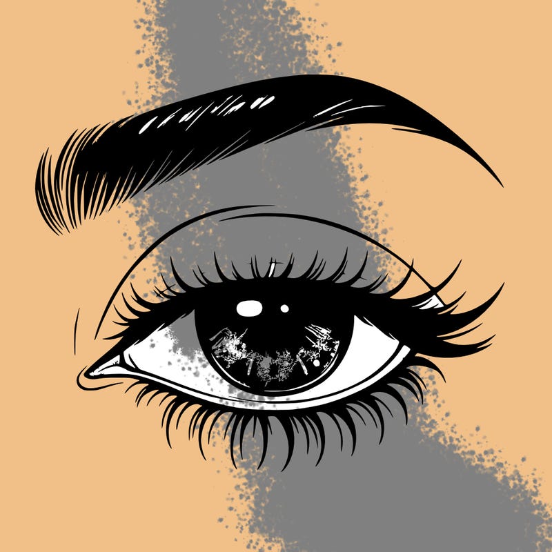 eye closed realistic