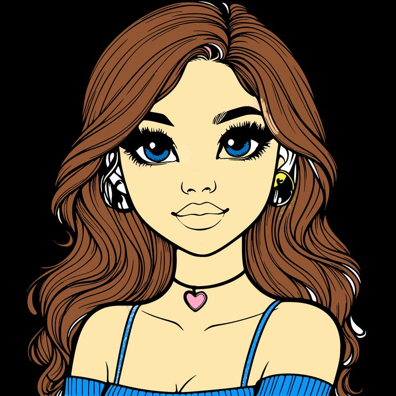 realistic pretty girl