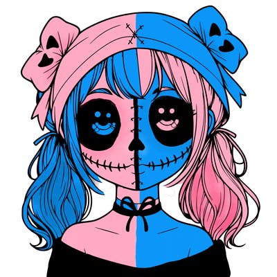 realistic girl halloween