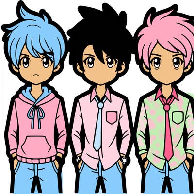 saja boys from a show