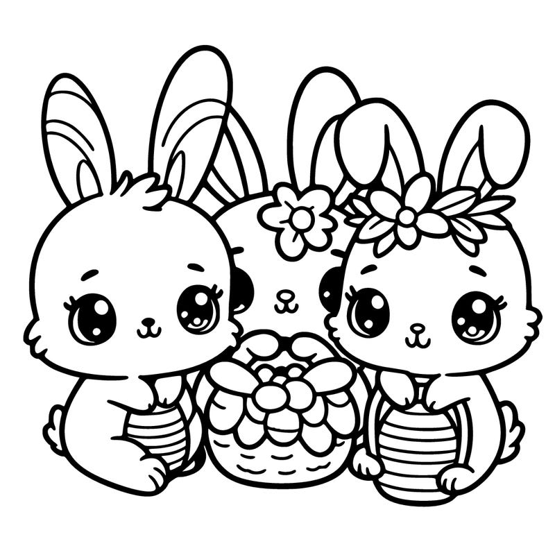 cute easter bunnies