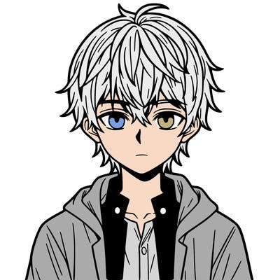 male manga character