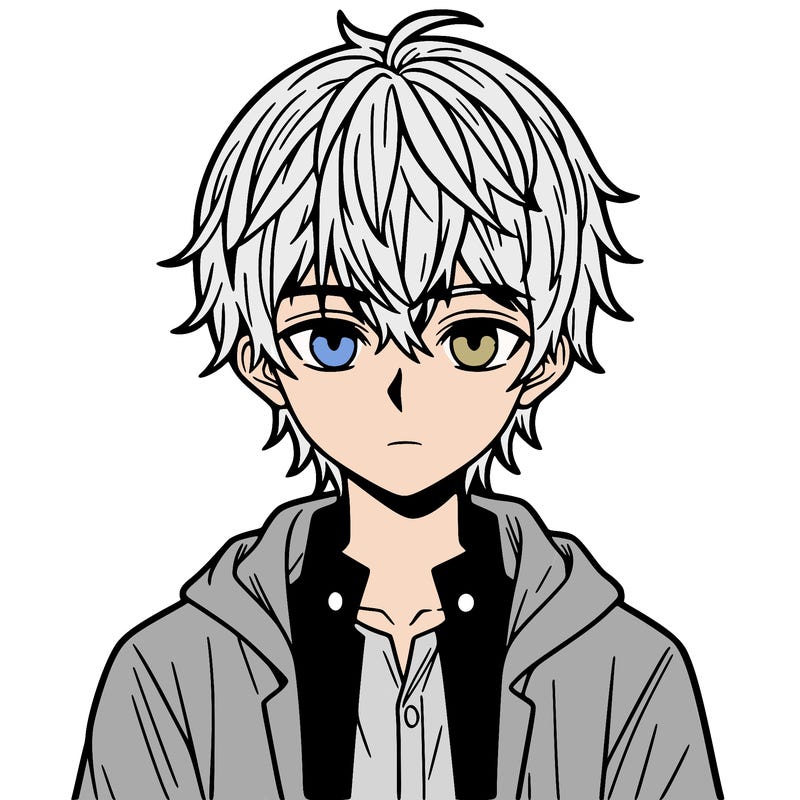 male manga character