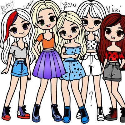 group of girls