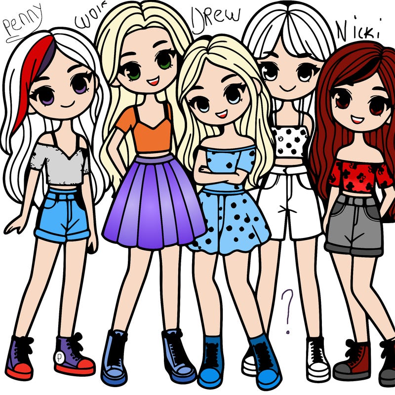 group of girls