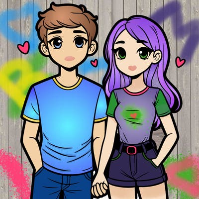 boyfriend and girlfriend