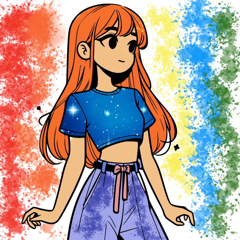 girl in a cute crop top