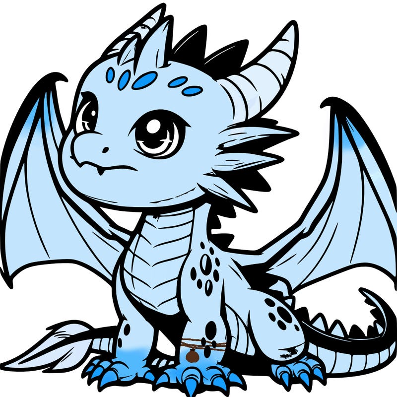 fierce baby night dragon