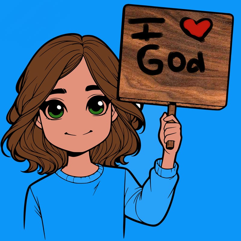 realistic girl holding up a sign