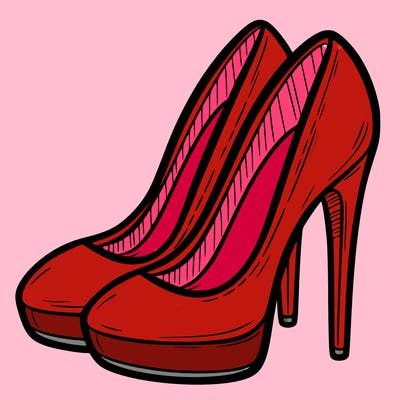 high heels