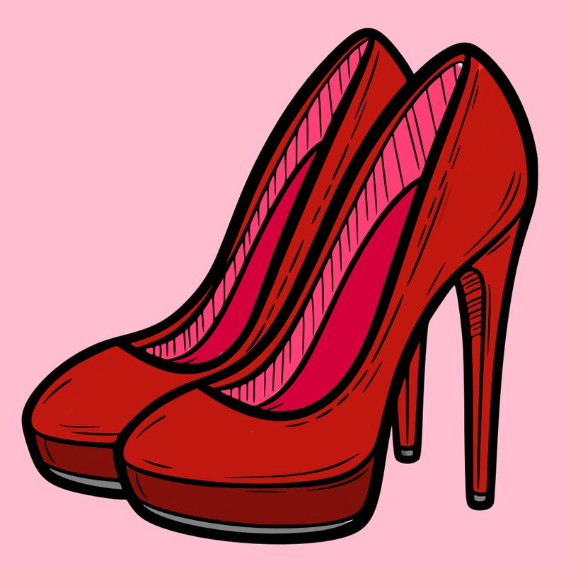 high heels