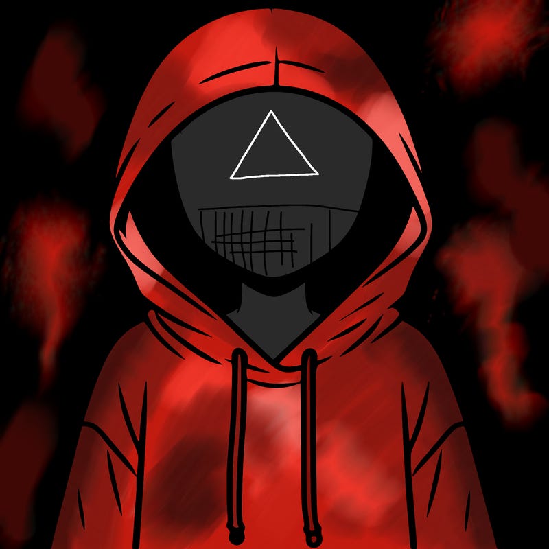 faceless girl in hoodie