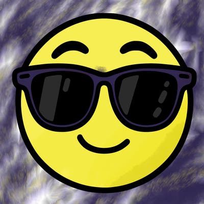 emoji with sunglasses