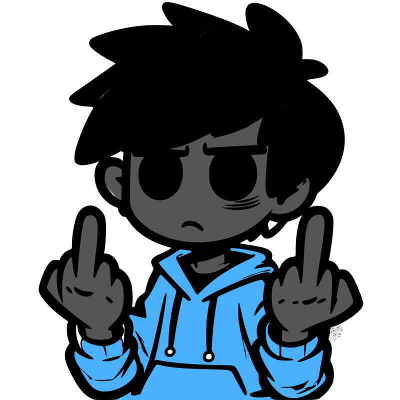 someone doing the middle finger