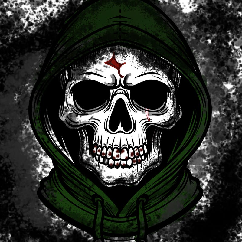 skull hoodie