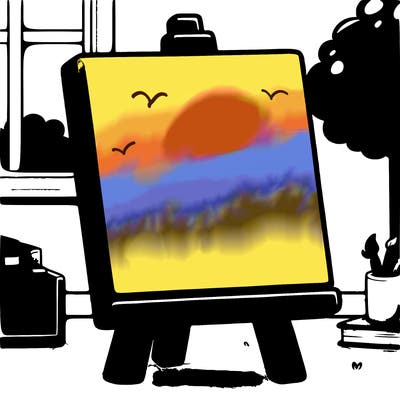 blank canvas