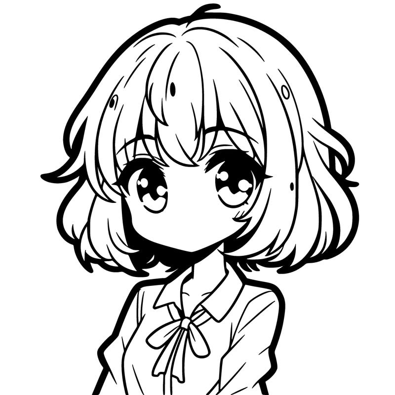 manga character girl