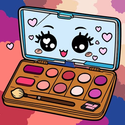 makeup pallet